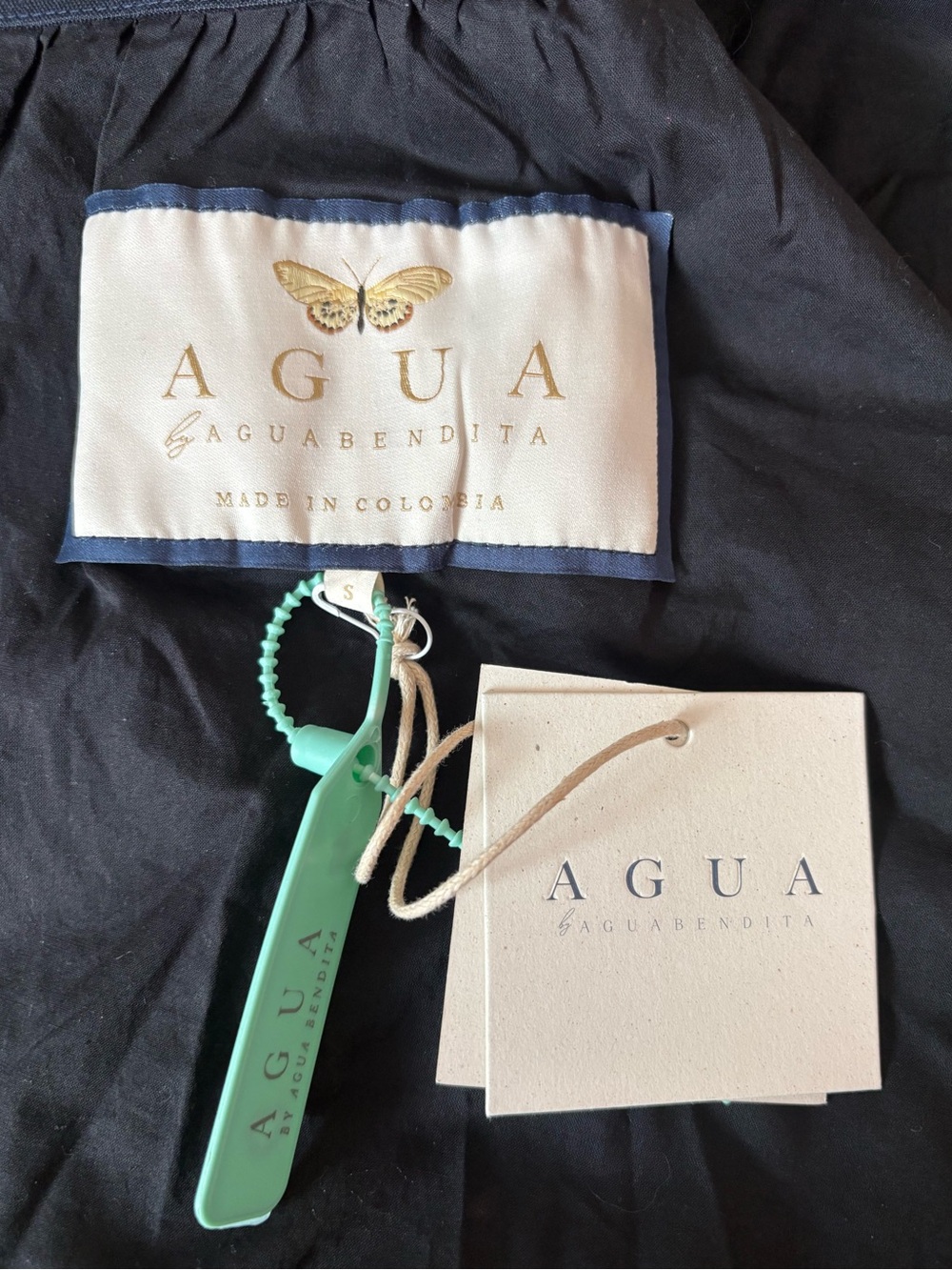 Agua by Agua Bendita Nori Relicario Embroidered Linen Mini Skirt NWT Sz S - Picture 10 of 15